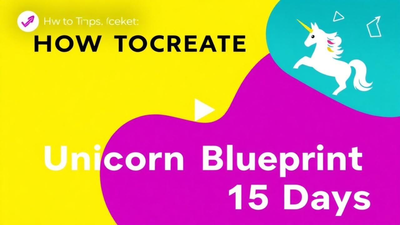 How to Create a Unicorn Blueprint in 15 Days | Sandipp Vijj